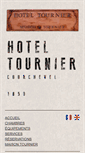 Mobile Screenshot of hoteltournier.com